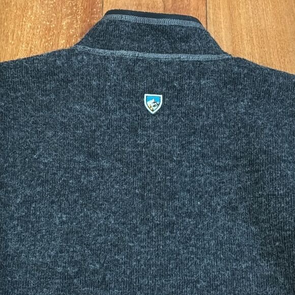 Kuhl Kore Quarter Zio Thermo Gray Pullover Fleece Lined Size M - Picture 9 of 12